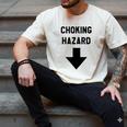 Viral And Internet Meme Crude Gag Apparel Choking Hazard Adult Dad Joke Men's Comfort Colors T-Shirt Ivory