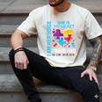I Am Her Voice She Is My Heart Autism Awareness Daughter Dad Men's Comfort Colors T-Shirt Ivory