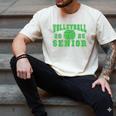 Volleyball Senior Night Volleyball Senior 2025 Graduation 16 Men's Comfort Colors T-Shirt Ivory