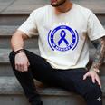 I Wear Blue In Memory Of My Dad Colon Cancer Awareness Men's Comfort Colors T-Shirt Ivory
