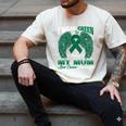 I Wear Green In Memory Of My Mom Liver Cancer Awareness Day Men's Comfort Colors T-Shirt Ivory