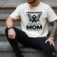 I Wear In Memory Of My Mom Butterfly Lung Cancer Men's Comfort Colors T-Shirt Ivory I Wear In Memory Of My Mom Butterfly Lung Cancer Men's Comfort Colors T-Shirt Ivory