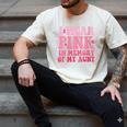 I Wear Pink In Memory Of My Aunt Breast Cancer Aunt Awarenes Men's Comfort Colors T-Shirt Ivory I Wear Pink In Memory Of My Aunt Breast Cancer Aunt Awarenes Men's Comfort Colors T-Shirt Ivory