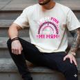 I Wear Pink In Memory Of My Mom Breast Cancer Awareness Raglan Baseball Tee Men's Comfort Colors T-Shirt Ivory I Wear Pink In Memory Of My Mom Breast Cancer Awareness Raglan Baseball Tee Men's Comfort Colors T-Shirt Ivory