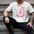 I Wear Pink In Memory Of Niece Breast Cancer Shirts Tshirt Men's Comfort Colors T-Shirt Ivory