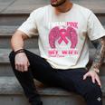 I Wear Pink In Memory Of My Wife Breast Cancer Awareness Day Men's Comfort Colors T-Shirt Ivory I Wear Pink In Memory Of My Wife Breast Cancer Awareness Day Men's Comfort Colors T-Shirt Ivory