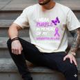 I Wear Purple In Memory Of My Daughter-In-Law Overdose Men's Comfort Colors T-Shirt Ivory I Wear Purple In Memory Of My Daughter-In-Law Overdose Men's Comfort Colors T-Shirt Ivory
