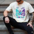I Wear Teal And Purple In Memory Of My Uncle Men's Comfort Colors T-Shirt Ivory I Wear Teal And Purple In Memory Of My Uncle Men's Comfort Colors T-Shirt Ivory