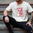 Westie Dog Valentines Day Dog Mom Westie Dad Candy Sucker For Men Women Girls Kids Men's Comfort Colors T-Shirt Ivory