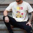 The Wheels On The Bus Dad Birthday Crew Party Toddler Kids Men's Comfort Colors T-Shirt Ivory