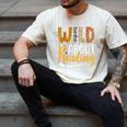 Wild About Reading Lover Bookworm Library Teacher Zoo Animal Men's Comfort Colors T-Shirt Ivory