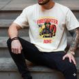 Woman Firefighter Aunt TiTi Auntie Black Graduation Men's Comfort Colors T-Shirt Ivory