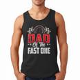 1 Year Old Racing Car Fast One Birthday 1st Family Dad Men Tank Top