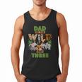 3rd Birthday Zoo Safari Jungle Dad Of The Wild And Three Men Tank Top