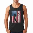 American Flag Vintage Baseball Flag Dad Mom Tee T-Shirt Men Tank Top
