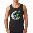 Astronaut Reading Book To Alien Shirt Moon Space Lover Kids Men Tank Top