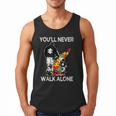 Autism Dad Support Alone Puzzle You'Ll Never Walk Men Tank Top