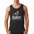 Bald Eagle Dad Mom Three Eaglet Chicks Babies In The Nest Men Tank Top