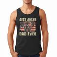 Best Boxer Dad Ever USA Flag American Dog Animal Lover Men Tank Top