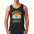 Best Indian Dad Ever Father's Day India Flag Pride Men Tank Top