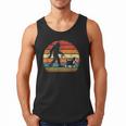 Bigfoot Walking a Dog Bernedoodle Dog Dad Men Tank Top