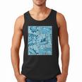Blue Comic Book Blue Graphic Men Tank Top