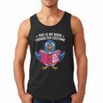 This Is My Book Character Costume Cute Pigeon Kids Reading Men Tank Top