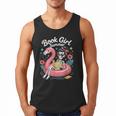 Book Girl Summer Skeleton Reading Books Lovers Beach Men Tank Top