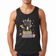 Book Lover Chibi Dragon With Big Red Glasses Bookworm Men Tank Top