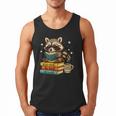 Book Lover Racoon Reading Bookish Library Read Books Be Kind Men Tank Top