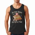 Book Reading Kafee Librarian Vele Books And Little Time Men Tank Top