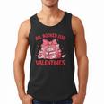 All Booked For Valentine Bow Books Lover Teacher Girl Women Men Tank Top