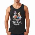 Bookish Goose Cute Geese With Hats Reading Books Men Tank Top