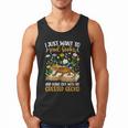 Books And Crested Gecko Owner Crestie Lover Men Tank Top