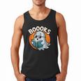 BOOOKS Cute Ghost Reading Books Halloween Men Tank Top