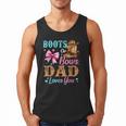 Boots Or Bows Dad Loves You Gender Reveal Daddy Men Tank Top Boots Or Bows Dad Loves You Gender Reveal Daddy Men Tank Top