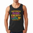 Caffeinated Dad Energy Loading Please Wait Coffee Humor Men Tank Top