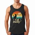 Cat Daddy Vintage Cat Lover Cat Dad Fathers Day Men Tank Top