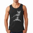 Cat Playing The Clarinet For Cat Lover Cat Mom Cat Dad Men Tank Top