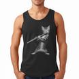 Cat Playing Flute For Cat Lover Cat Mom Cat Dad Men Tank Top