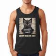 Catnip Made Me Do It Mugshot For Cat Lover Cat Mom Cat Dad Men Tank Top