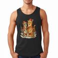 Cats Reading Books Christmas Tree Men Tank Top Cats Reading Books Christmas Tree Men Tank Top