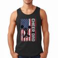 Cheer Dad American Flag Cheerleader Support Men Tank Top