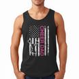 Cheer Dad Flag Pink Cheerleading Men Tank Top