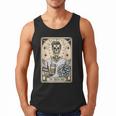 Cheer Dad Tarot Card Skeleton Cheerleading Fathers Day Men Tank Top