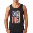 Cheerleader Dad Cheer Dad American US Flag Father Team Men Tank Top
