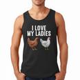 Cool Chicken Art For Men Women Dad Rooster Chicken Farmer Men Tank Top