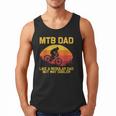 Cool Mountain Biking For Dad Father Biker MTB Bicycle Bike Men Tank Top