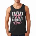 Coquette Pink Bow Men Dad Of The Birthday Girl Men Tank Top