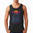Cruise Ship Vacations Reading Book Lovers Sunset Men Tank Top